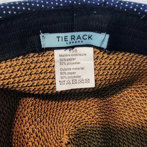 Stylish Tan and Black Fedora Hat - Picture 5 of 5